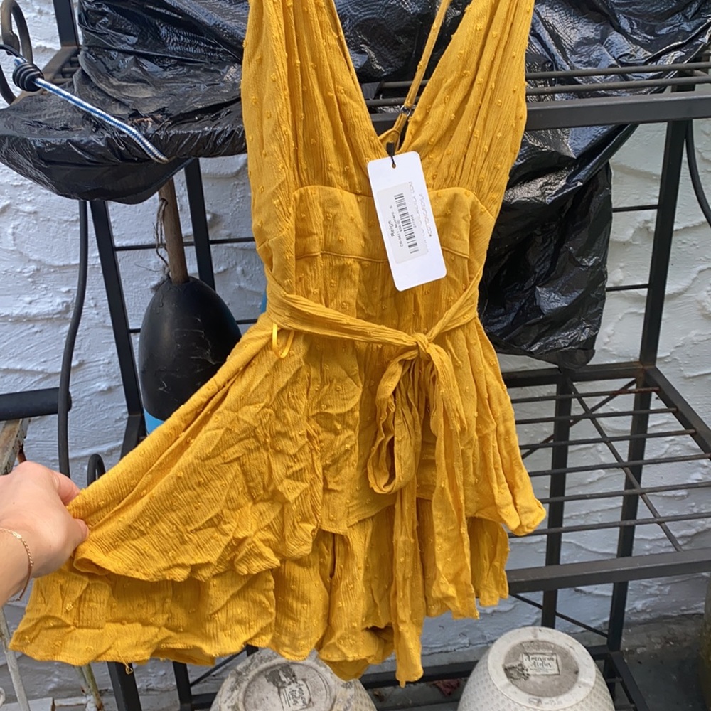 Yellow romper